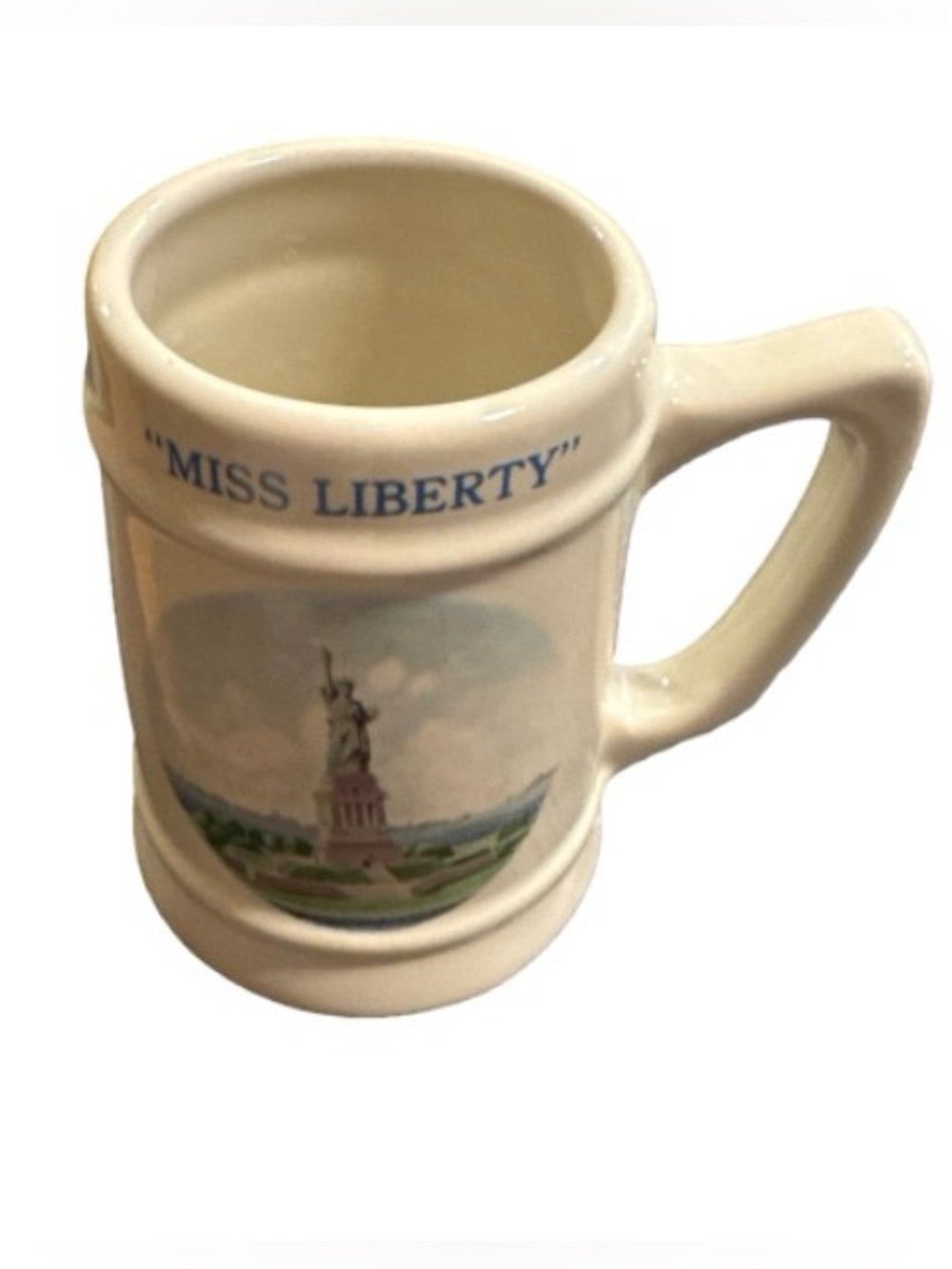R and N  Miss Liberty  Statue of Liberty Ceramic vintage  Mug